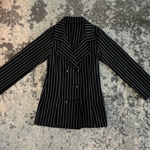 Pinstripe Blazer
